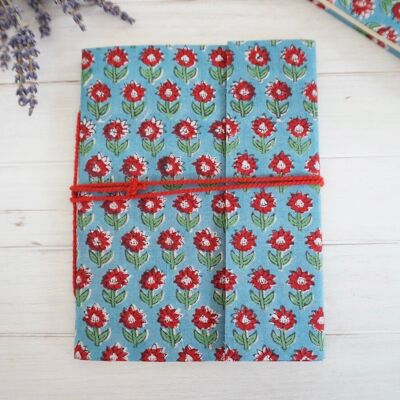 Notebook covered in fabric "Mel"