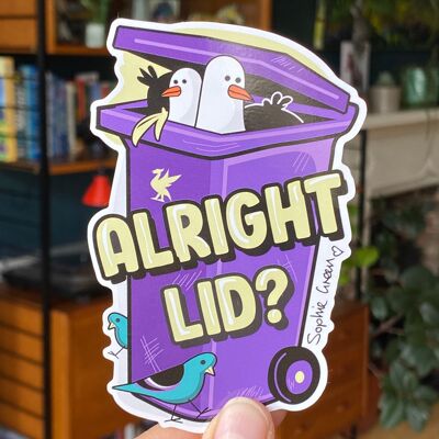 Alright Lid? Sticker