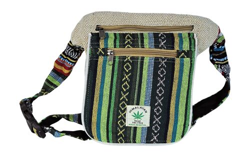 Bolso riñonera larga de cáñamo de Himalaya Hemp Thc free