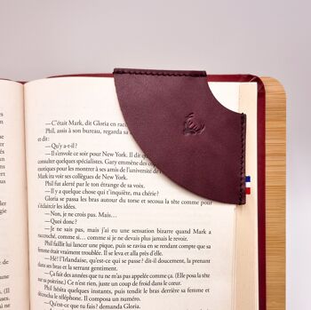 Marque-pages en cuir artisanal 10