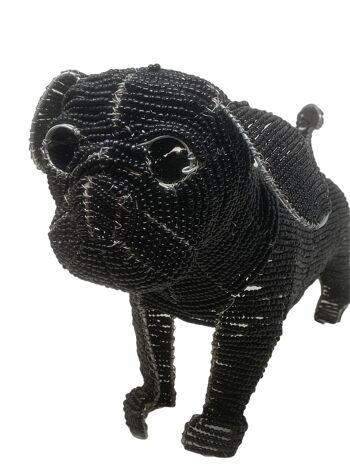 Sculpture de chien perlé à la main - Bouledogue français 3