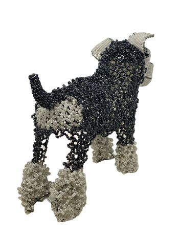 Sculpture de chien perlé à la main - Terrier 5