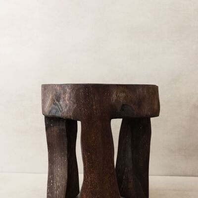 Hand Carved Wooden Stool\Side Table - 47.1