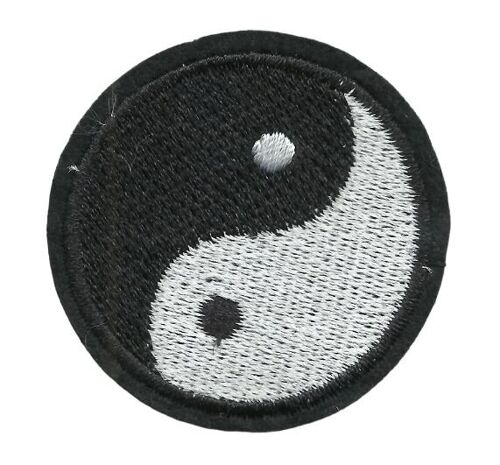 Parche termoadhesivo de tela símbolo yin yang