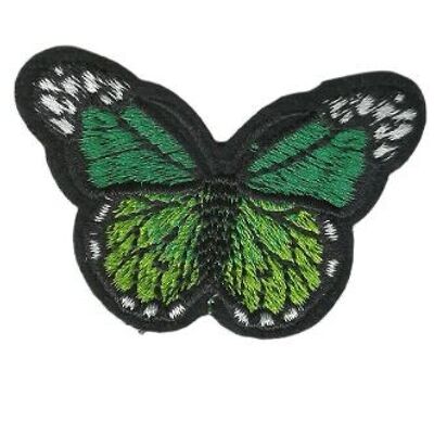 Butterfly fabric iron-on patch