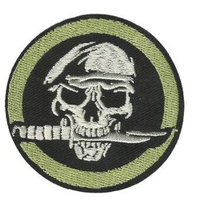 Army military design iron-on fabric patch