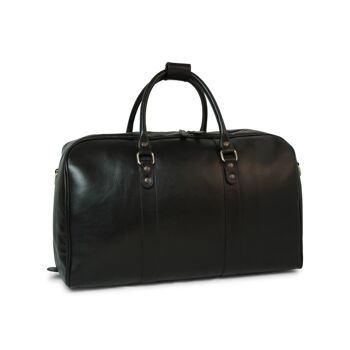 Grand sac de voyage en cuir - Noir 17