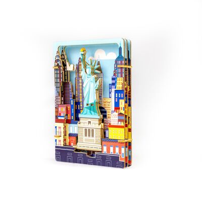 Construction kit DIY 3D Theater Statue of Liberty - New York - wood