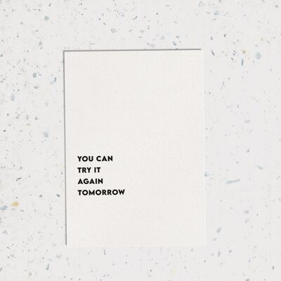 Try it again / Postcard