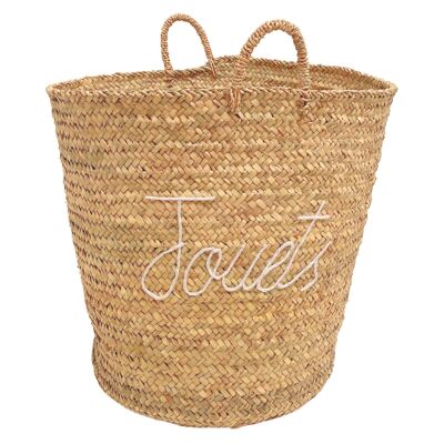 Large natural basket TOYS XL