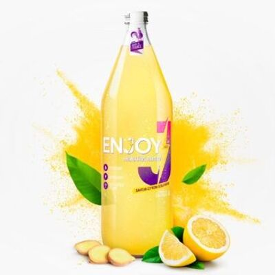 Bebida hiperhidratante (isotónica) y naturalmente energizante - DISFRUTA Lemon Ginger
