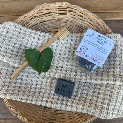 Dentifricio sbiancante BIOLOGICO al latte d'asina e menta piperita