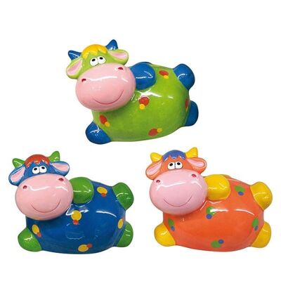 Assortment of colorful animal piggy banks
