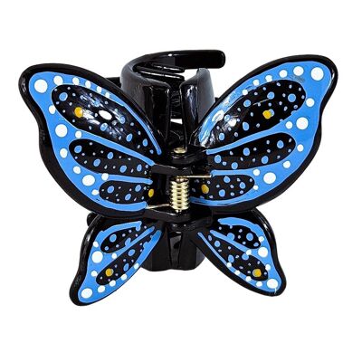 Decorated butterfly hair clips