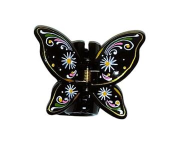 Barrettes à cheveux papillon décorées 11