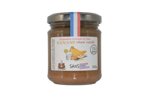 CONFITURE BANANE RHUM VANILLE