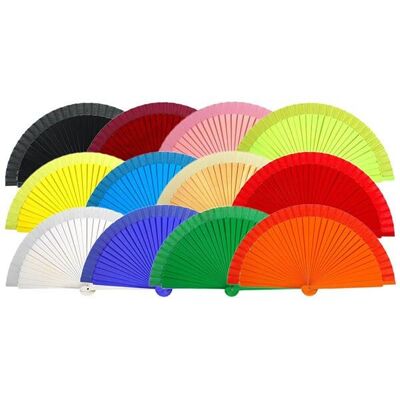 Assorted colored fan bag