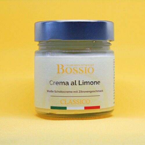 Crema al Limone Classico | weiße Schokocreme mit Zitronengeschmack