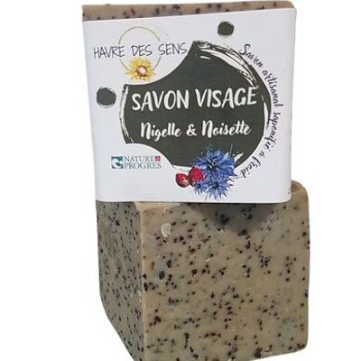 FACE SOAP WITH HAZELNUT OIL