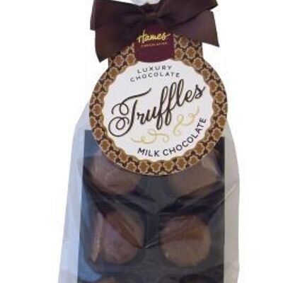 Bolsa de 6 trufas de leche suave de lujo