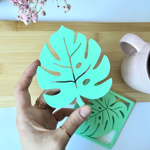 Monstera Blatt Untersetzer | 3D Druck