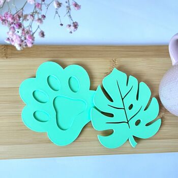 Sous-verres de feuilles Monstera | impression en 3D 2