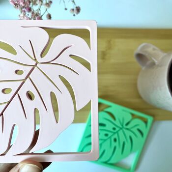 Sous-verres de feuilles Monstera | impression en 3D 7