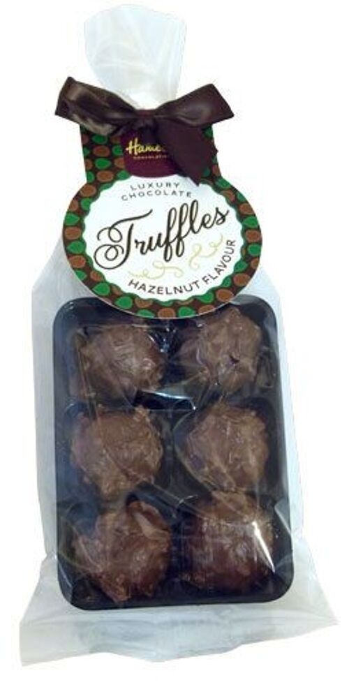 Luxury 6 Hazelnut Milk Chocolate Truffle Bag