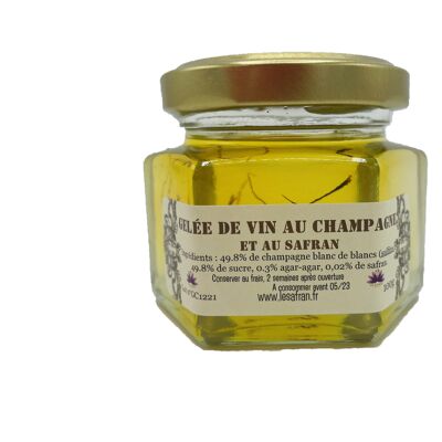 Champagne jelly with saffron, 100g