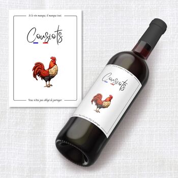 Le Coq - vin rouge - IGP Mont Bodile 2022 - Cousiots 1
