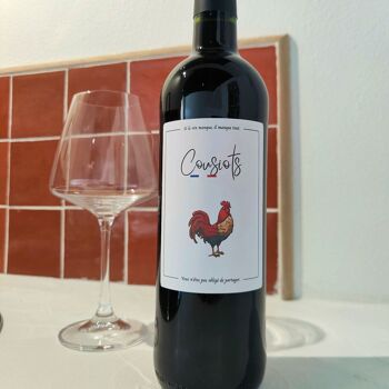 Le Coq - vin rouge - IGP Mont Bodile 2022 - Cousiots 2