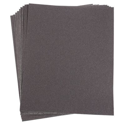 Set di carta vetrata Wet & Dry da 10 pezzi - Grane assortite - Di Blackspur