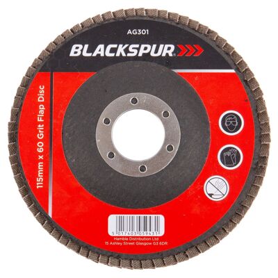 115 mm (4.Disco lamellare da 5"), grana 60 - Di Blackspur