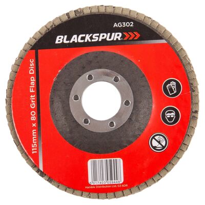 115 mm (4.Disco de láminas de grano 80 de 5") - Por Blackspur