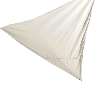 Harbour Housewares Cream Shade Sail Canopy - Triangle