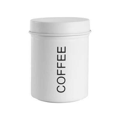 Harbour Housewares Vintage Kaffee-Vorratsdose - Mattweiß