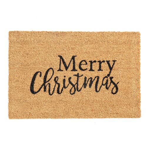 Nicola Spring Christmas Door Mat - 60 x 40cm - Merry Christmas