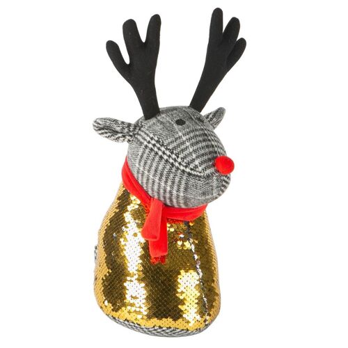 Nicola Spring Christmas Door Stop - Reindeer