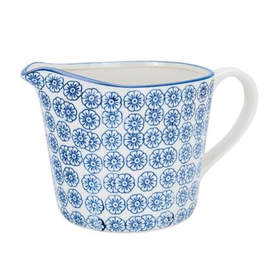 Nicola Spring Measuring and Cooking Jug - 1000ml - Blue Flower