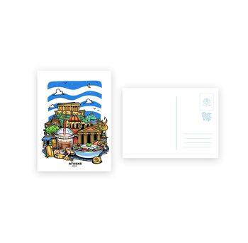 Carte postale - ATHENES