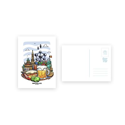 Postkarte - BRÜSSEL