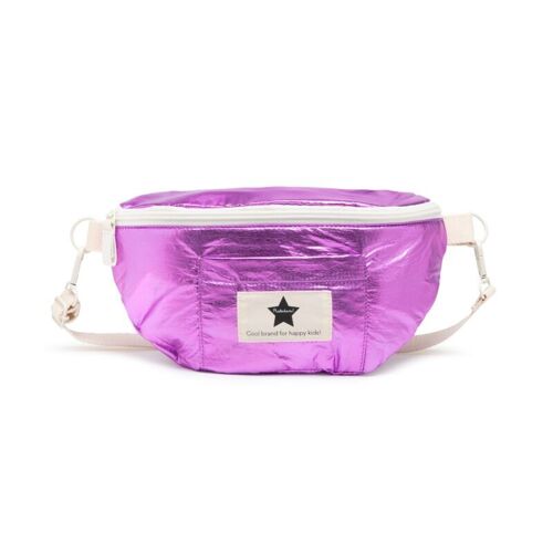 Le sac banane metallique violet