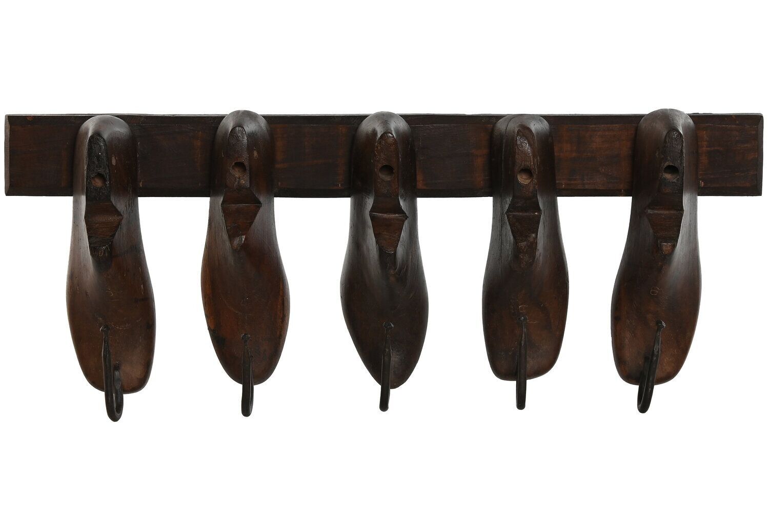 Wandgarderobe aus Holz, 66 x 10 x 25 cm, alt, LD213728