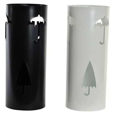 STEEL UMBRELLA STAND 19X19X47 UMBRELLA 2 ASSORTMENTS. MB199676