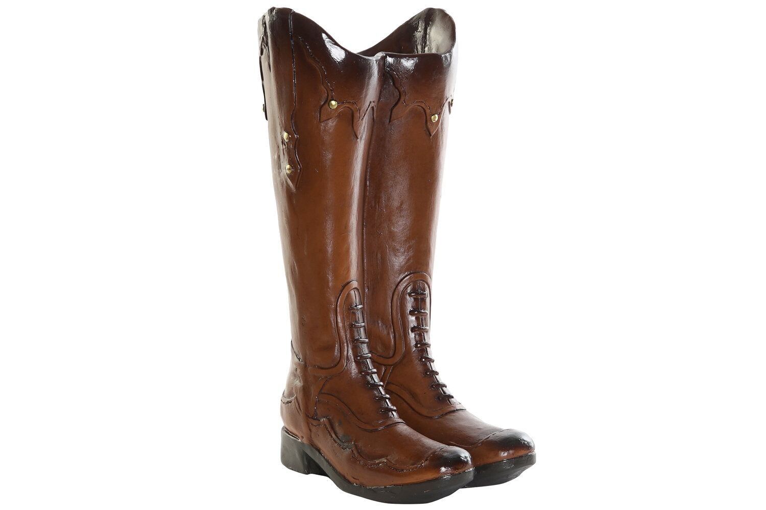 GFK-SCHIRMSTÄNDER 24X26X48 STIEFEL GEALTERT MB178288