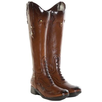 GFK-SCHIRMSTÄNDER 24X26X48 STIEFEL GEALTERT MB178288