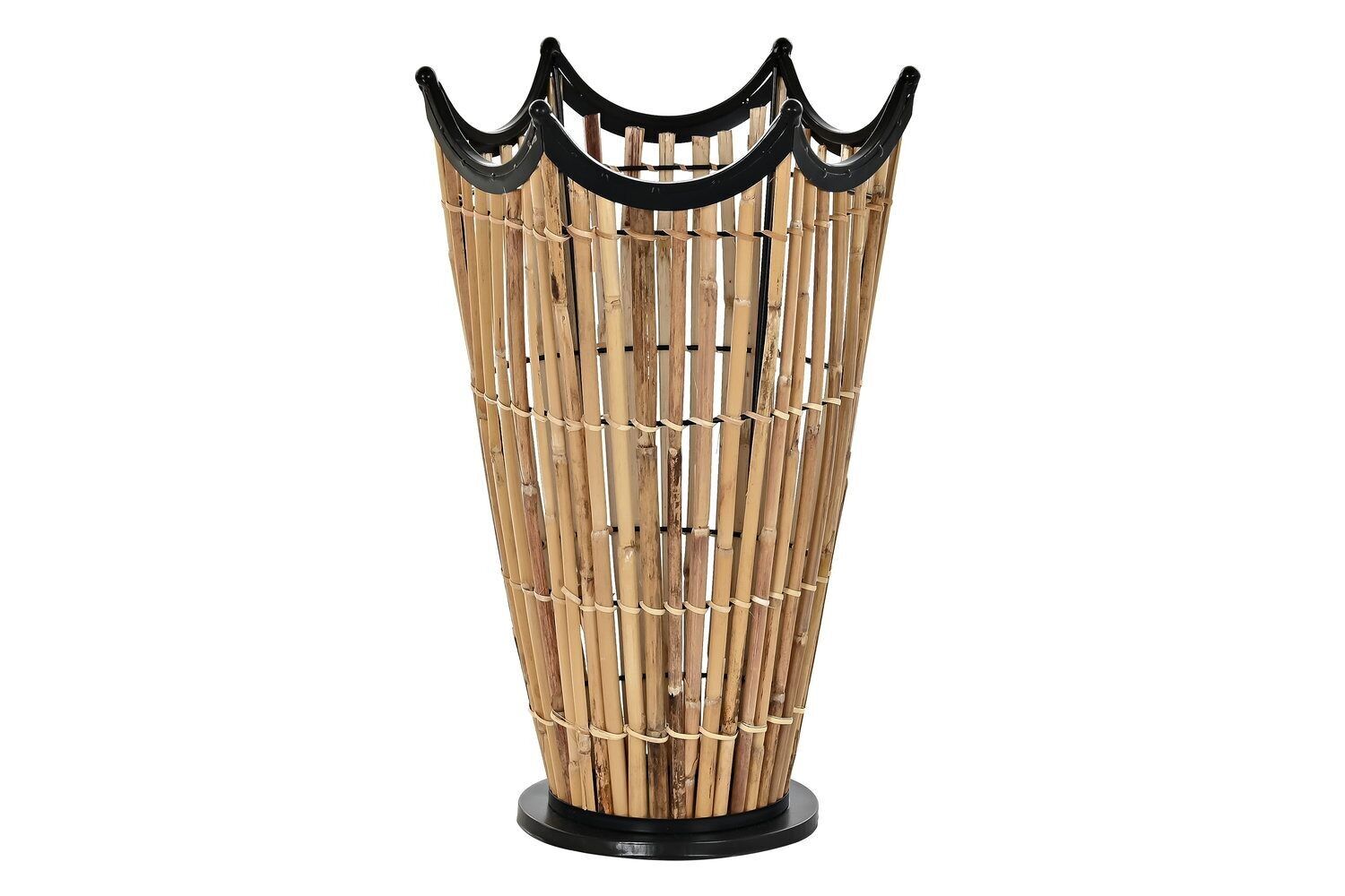 SCHIRMSTÄNDER RATTAN METALL 32X32X50 SCHWARZ LD196056