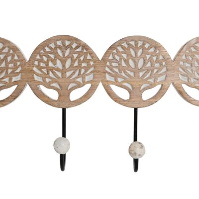 PERCHERO MANGO METAL 39X6,5X18,5 ARBOL NEGRO PP208830