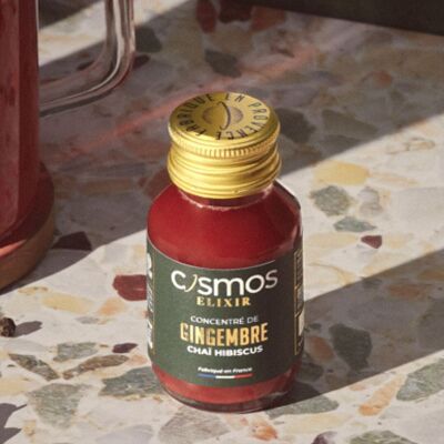 Cosmos Elixir - Concentré de Gingembre Chaï Hibiscus