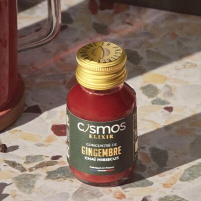 Cosmos Elixir - Ginger Chai Hibiscus Concentrate